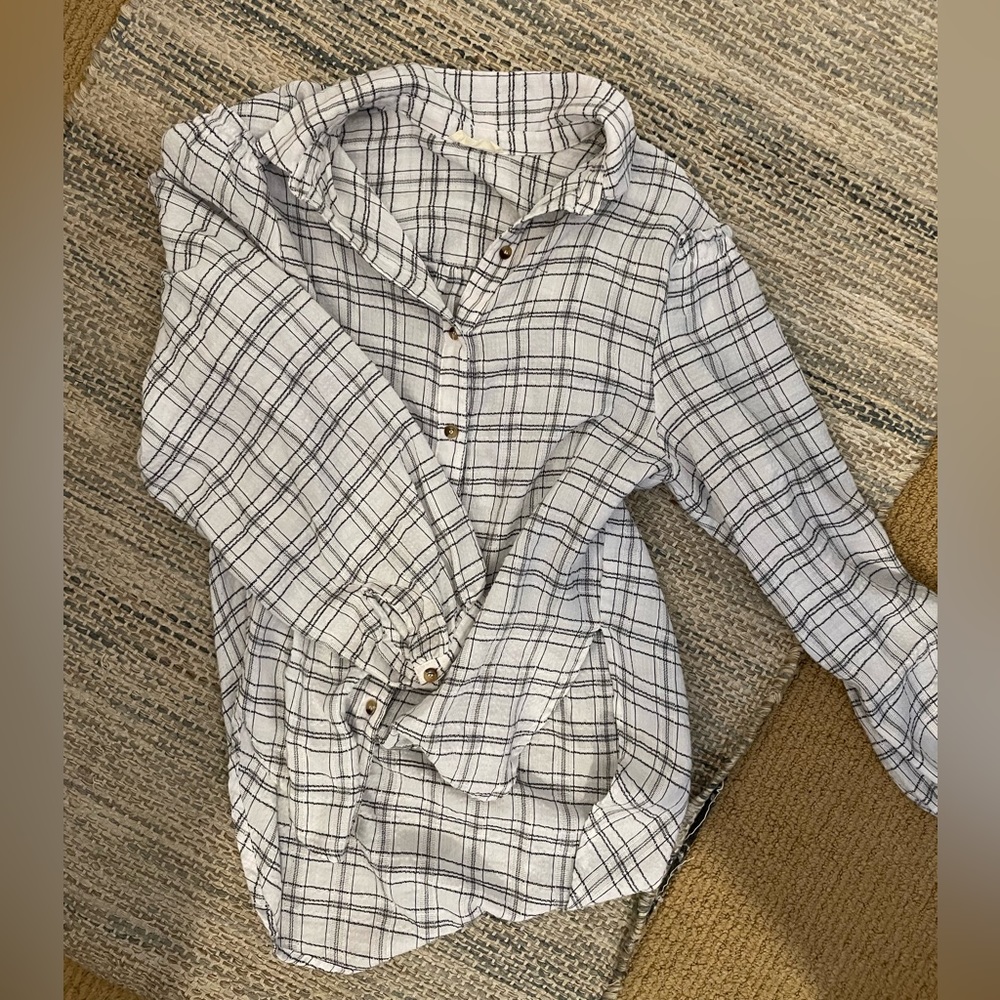 Plaid button up